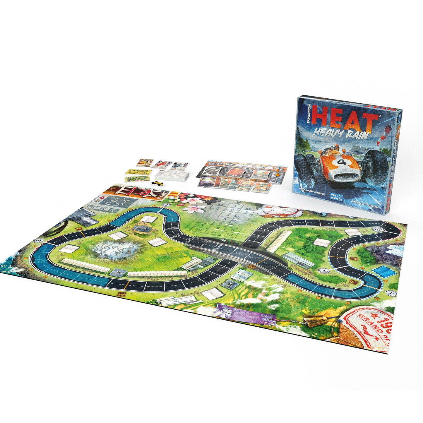 Heat: Heavy Rain - Bản Mở Rộng Board Game Đua Xe - Days of Wonder