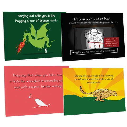 NSFW Love & Friendship Cards Vol. A - 4 pack