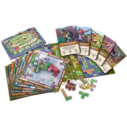 Wild Tiled West Board Game