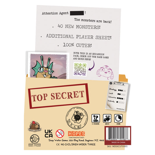 MonsDRAWsity: Cute Expansion - Bản Mở Rộng Board Game Vẽ Tranh - Friendly Skeleton - Hình ảnh chi tiết 2