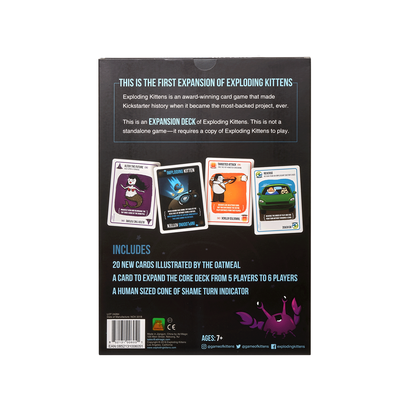 Imploding Kittens: Expansion - Bản mở rộng Board Game - Exploding Kittens