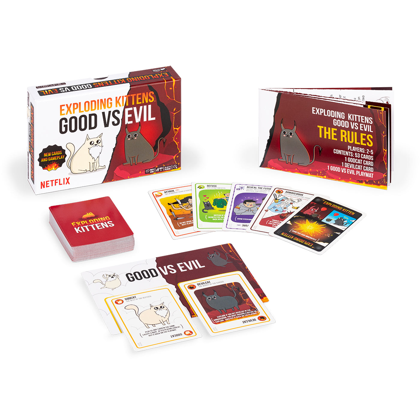 Exploding Kittens: Good vs Evil - Board Game Thẻ Bài Chiến Thuật - Exploding Kittens