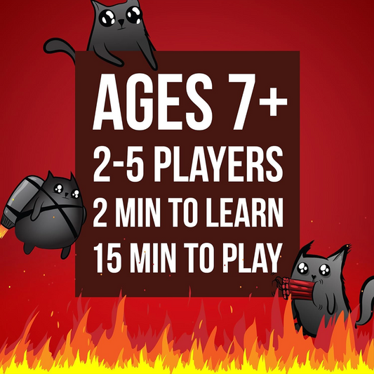 Exploding Kittens: Original Edition (Classic Tin) - Board Game Mèo Nổ Bản Hộp Thiếc - Exploding Kittens