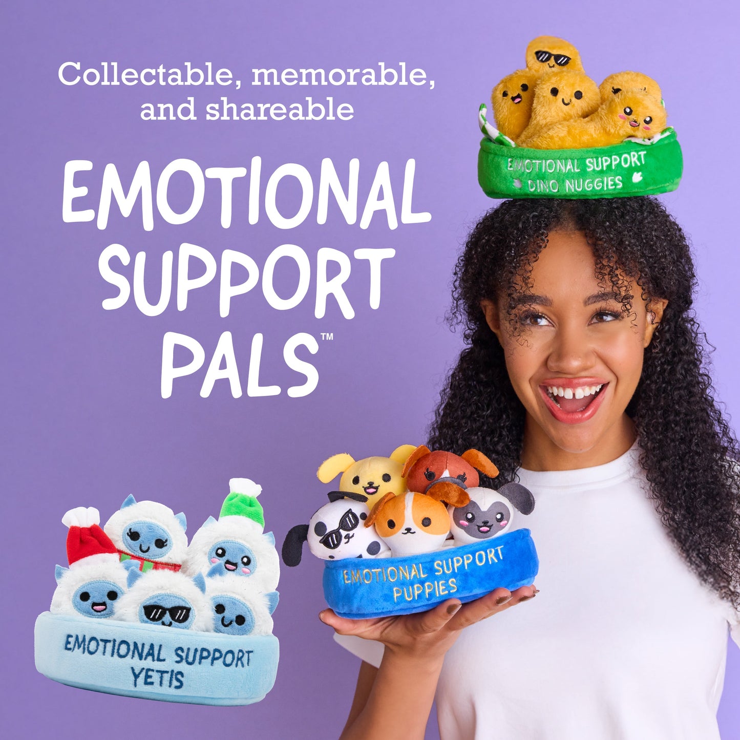 Emotional Support Dino Nuggies - Thú Bông Khủng Long Mini Relatable - Hình ảnh bổ sung 8