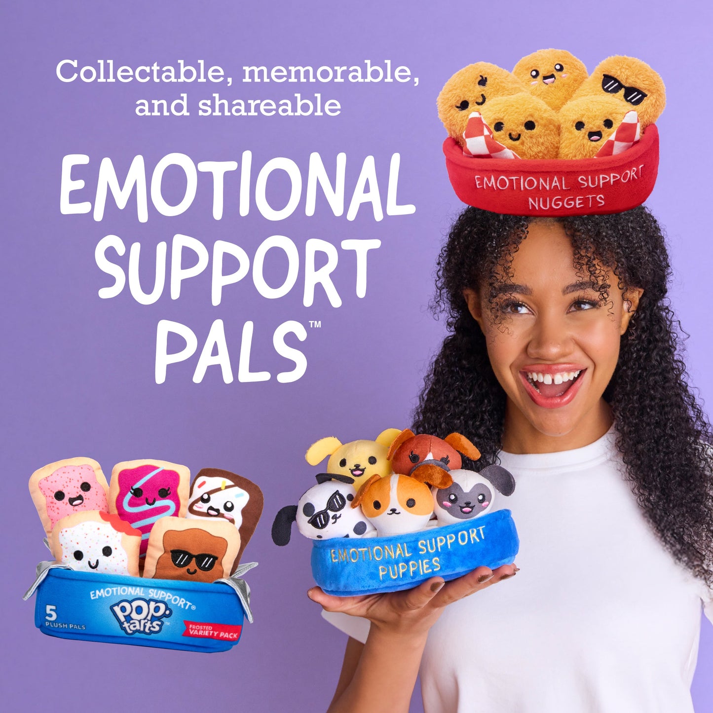 Emotional Support School Supplies - Bộ Thú Bông Dụng Cụ Học Tập Đáng Yêu Relatable Relatable - Plush Toy