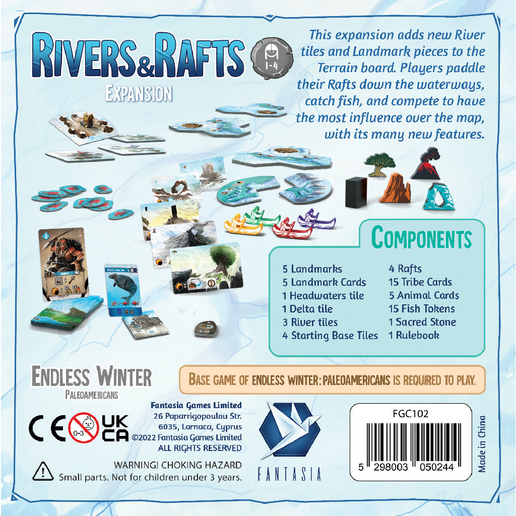 Endless Winter Paleoamericans: Rivers & Rafts - Bản mở rộng Board Game - Fantasia Games - Góc nhìn khác 3