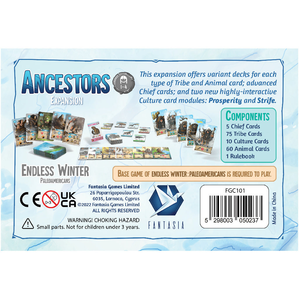 Endless Winter Paleoamericans Ancestors Board Game EXPANSION - Bản mở rộng Board Game - Fantasia Games