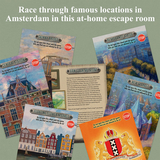 EXIT: The Game - The Hunt Through Amsterdam - Trò Chơi Thoát Hiểm Board Game - Thames & Kosmos