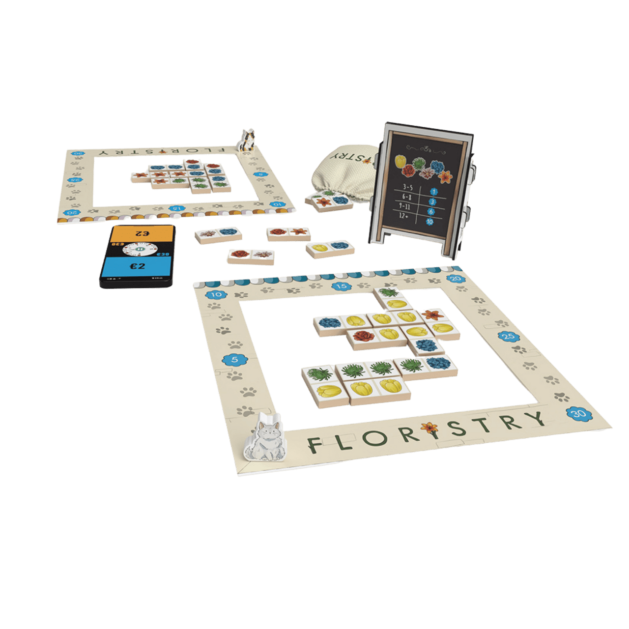 Floristry - Board Game Đấu Giá Và Trang Trí Cửa Hàng Hoa - UP Games - Hình ảnh chi tiết 2