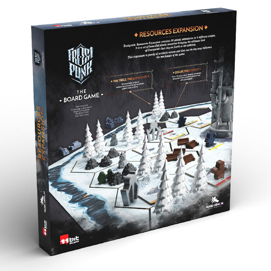 Frostpunk The Board Game Resources Expansion - Bộ linh kiện tài nguyên nâng cấp - Rebel - Hình ảnh chi tiết 2