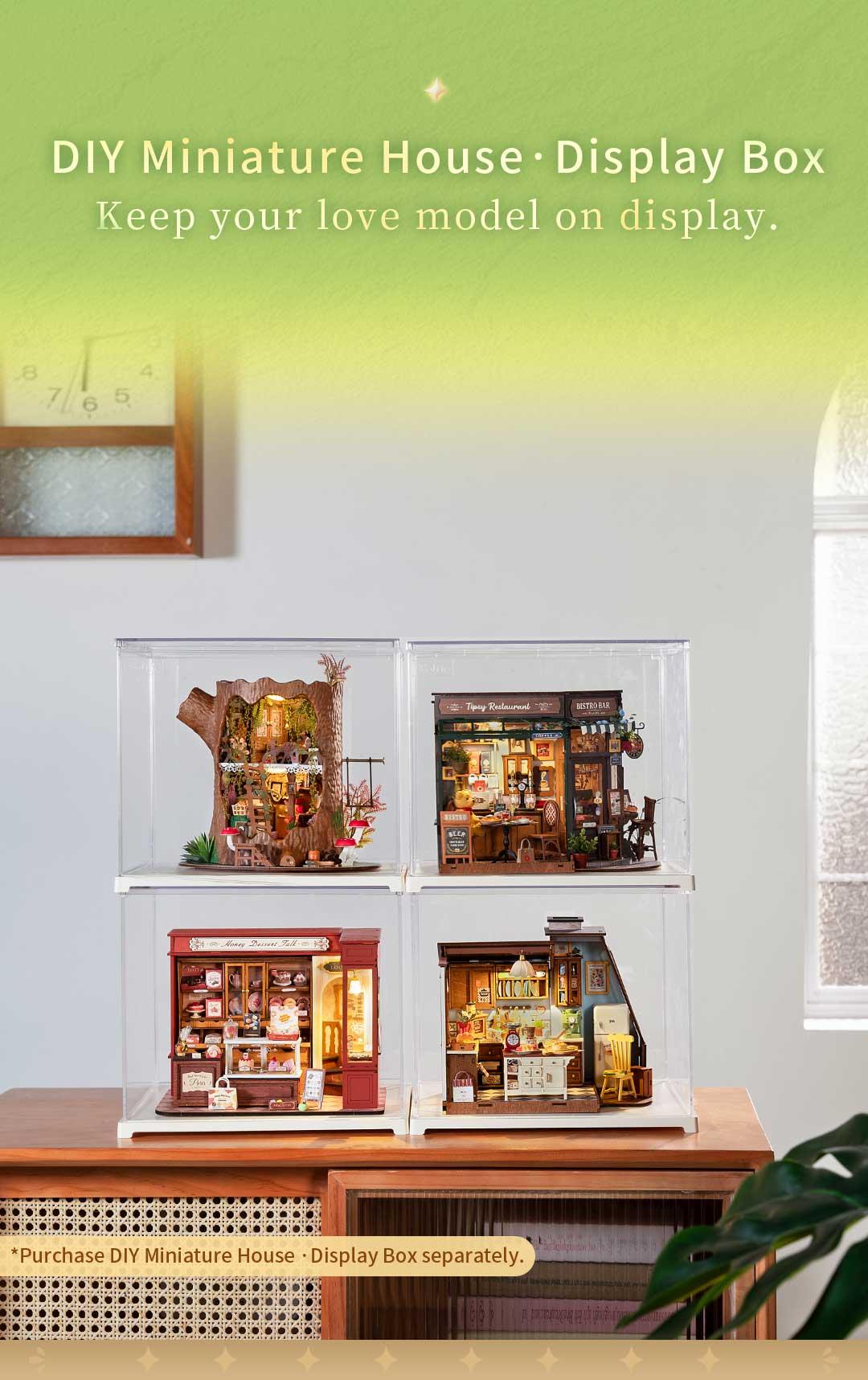 Rolife DIY Miniature House - Fairytale Tree House DG179 - Mô hình nhà gỗ lắp ráp DIY - Rolife