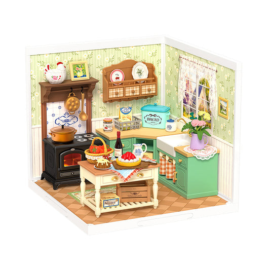 Rolife Farmhouse Kitchen DIY Miniature House DW024 - Mô Hình Nhà Bếp Đồng Quê Tự Làm - Rolife Super Creator