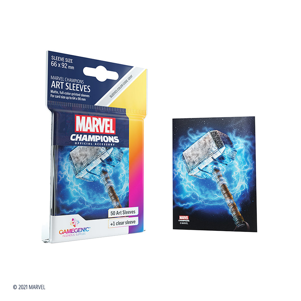 Marvel Champions Sleeves: Thor - Bọc Bài Nghệ Thuật Cao Cấp - Gamegenic - Hình ảnh bổ sung 6