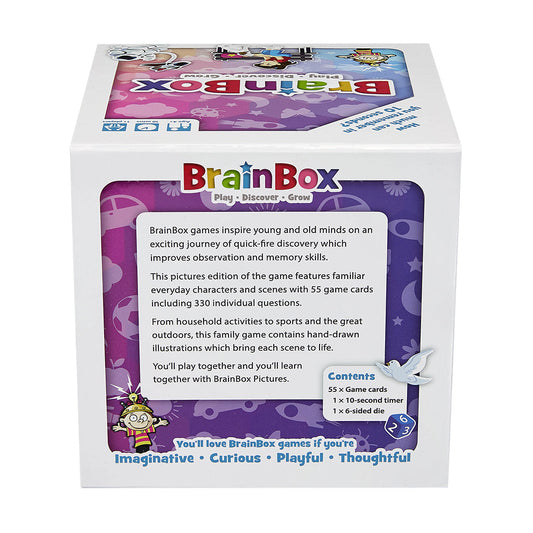 BrainBox Pictures Card Game - Trò chơi thẻ bài rèn luyện trí nhớ - Bezzerwizzer