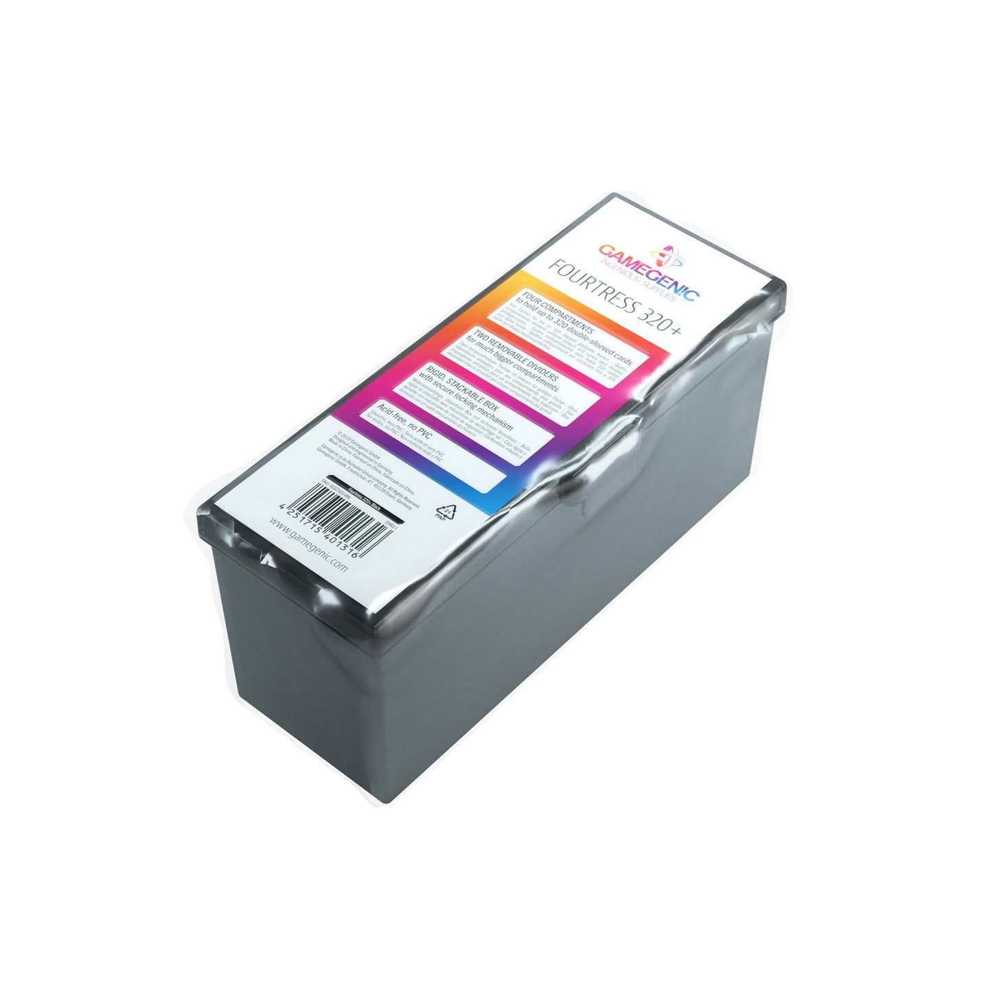 Fourtress 320+ Black - Hộp đựng bài TCG 320 lá - Gamegenic