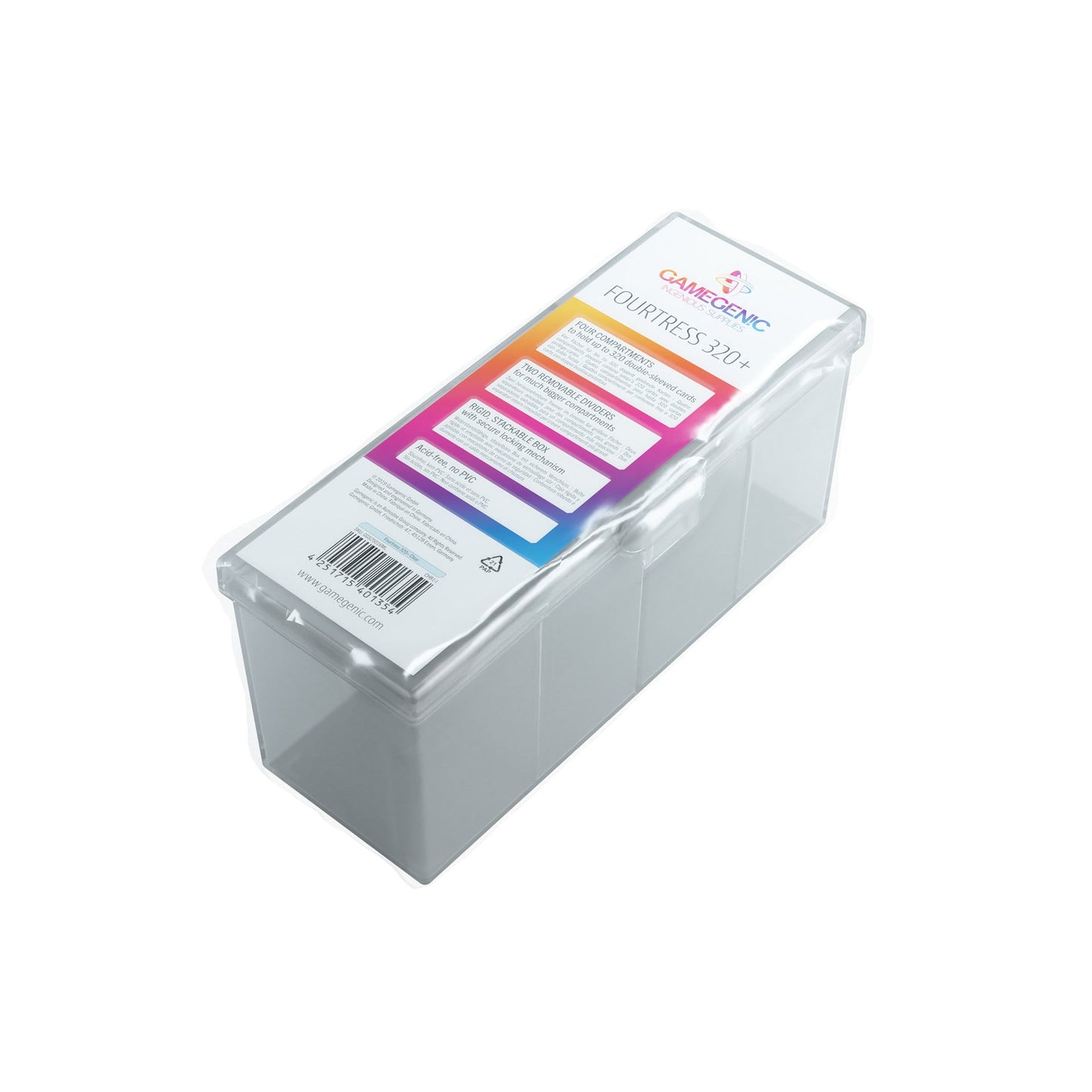Fourtress 320+ Clear - Hộp đựng bài TCG và phụ kiện - Gamegenic Gamegenic - Hộp đựng bài TCG