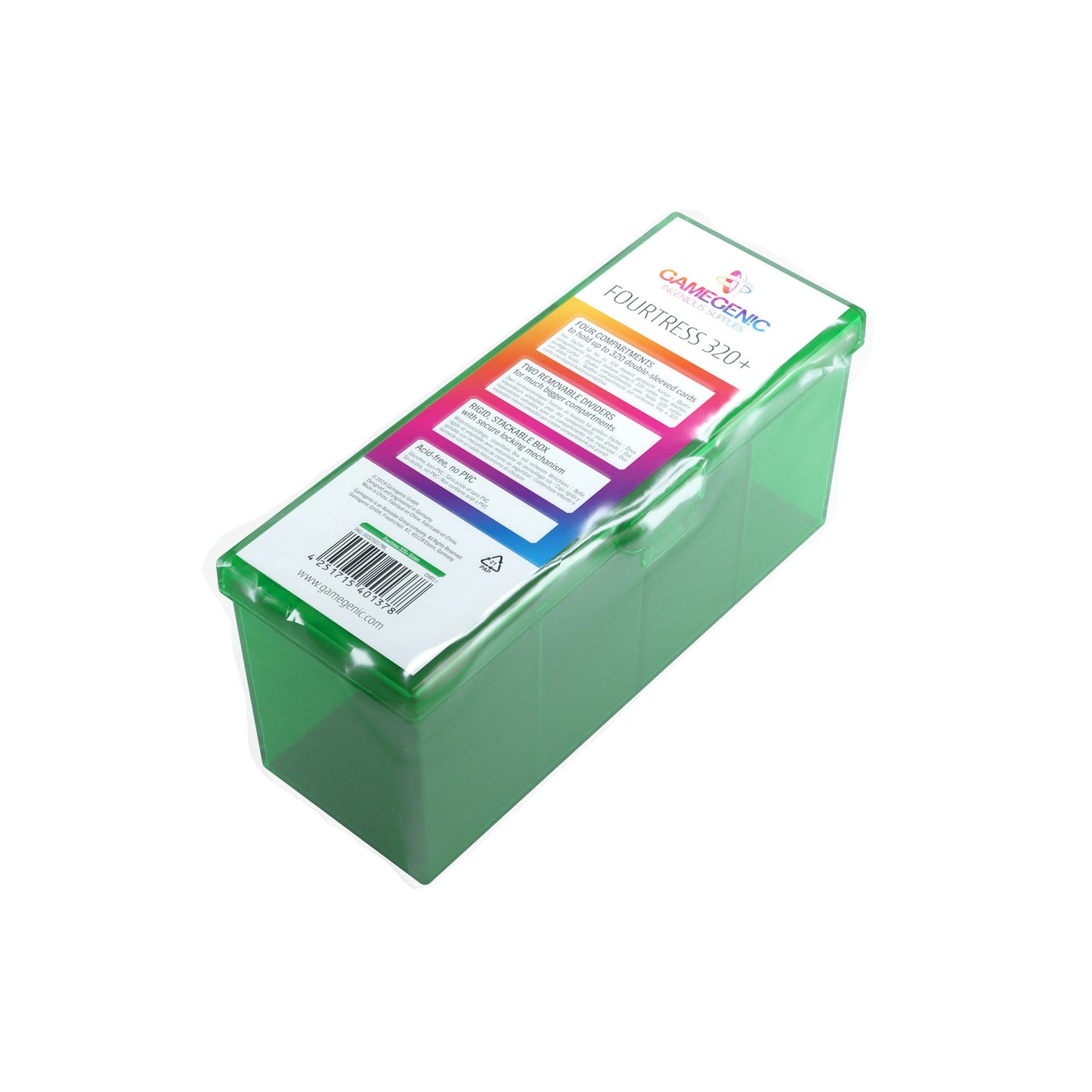 Fourtress 320+ Green - Hộp đựng bài TCG - Gamegenic Gamegenic - ảnh 2 - Deck Box