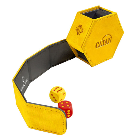 Catan Hexatower - Yellow - Tháp đổ xúc xắc và hộp đựng cao cấp - Gamegenic
