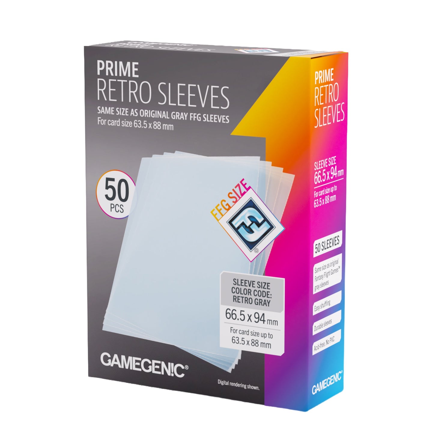 Gamegenic Prime Retro Sleeves 66.5x94