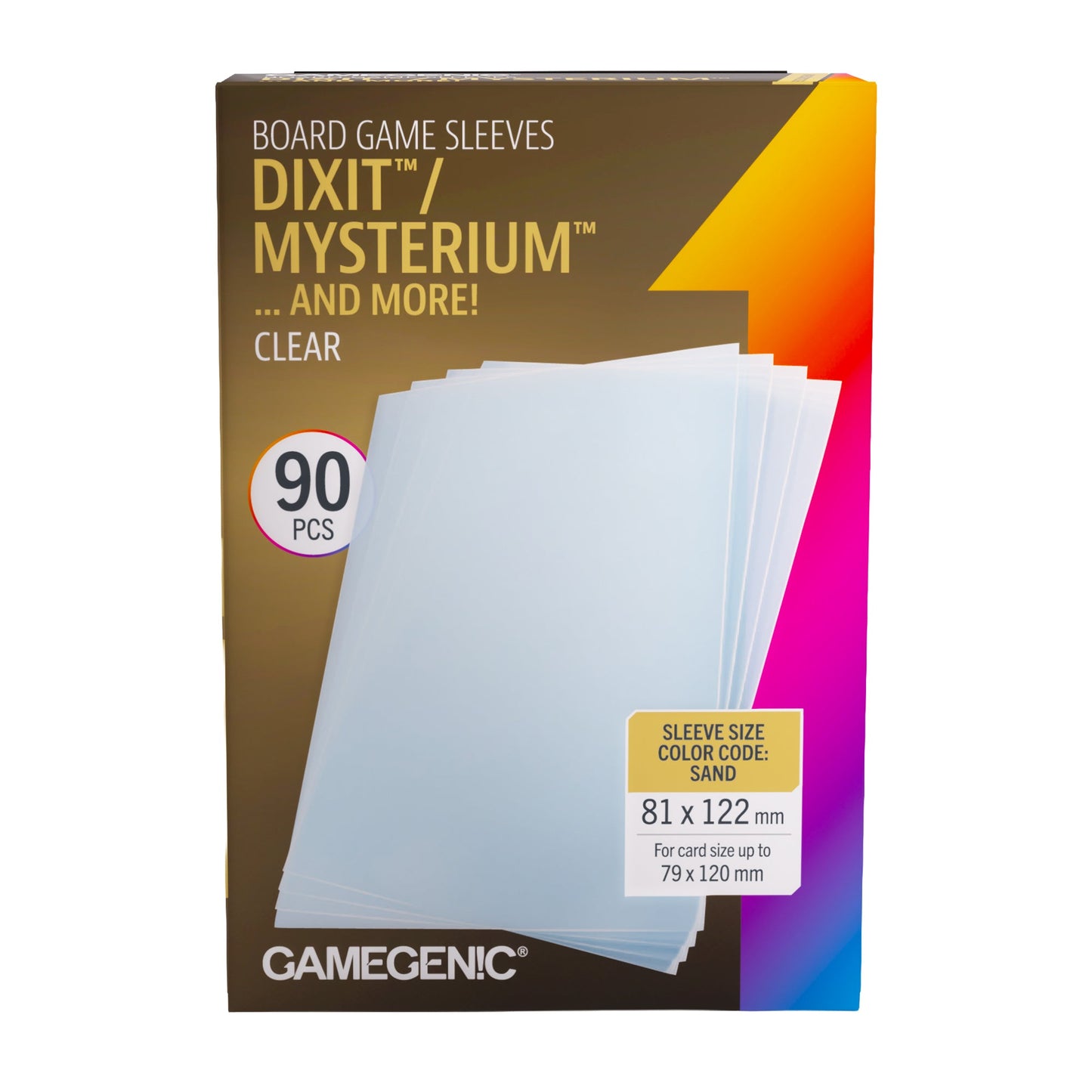 Gamegenic Board Game Sleeves Dixit Clear
