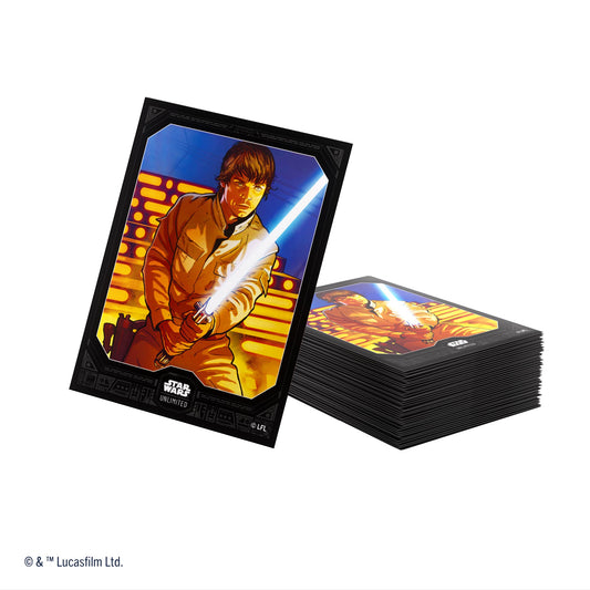 Star Wars: Unlimited Art Sleeves Double Sleeving Pack - Luke Skywalker - Bộ Bọc Bài Hai Lớp Cao Cấp Gamegenic