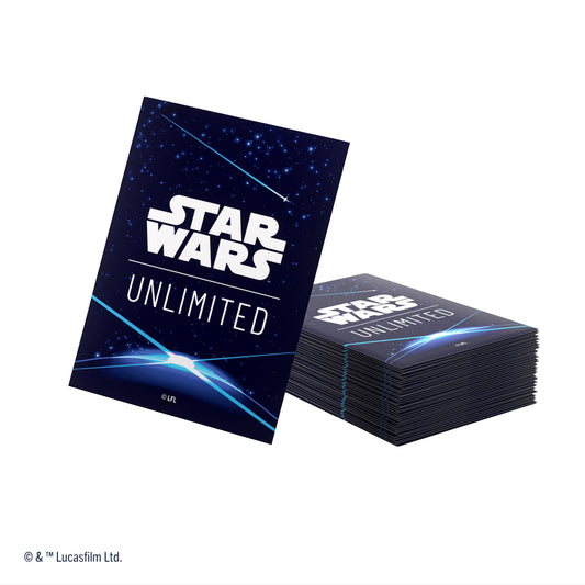 Star Wars: Unlimited Art Sleeves Double Sleeving Pack - Space Blue | Bọc Bài Lớp Kép Cao Cấp | Gamegenic