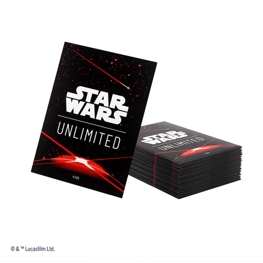 Star Wars: Unlimited Art Sleeves Double Sleeving Pack - Space Red - Bộ bọc bài kép cao cấp - Gamegenic