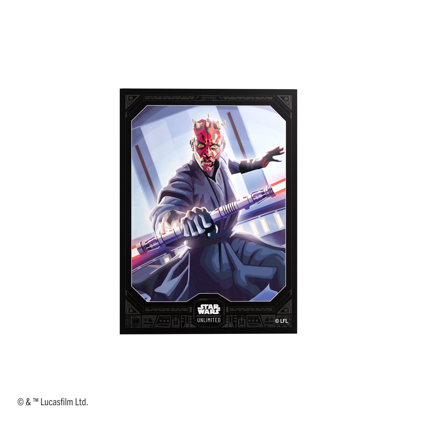 Star Wars: Unlimited Premium Art Sleeve - Darth Maul - Bọc Bài Nghệ Thuật Cao Cấp Gamegenic