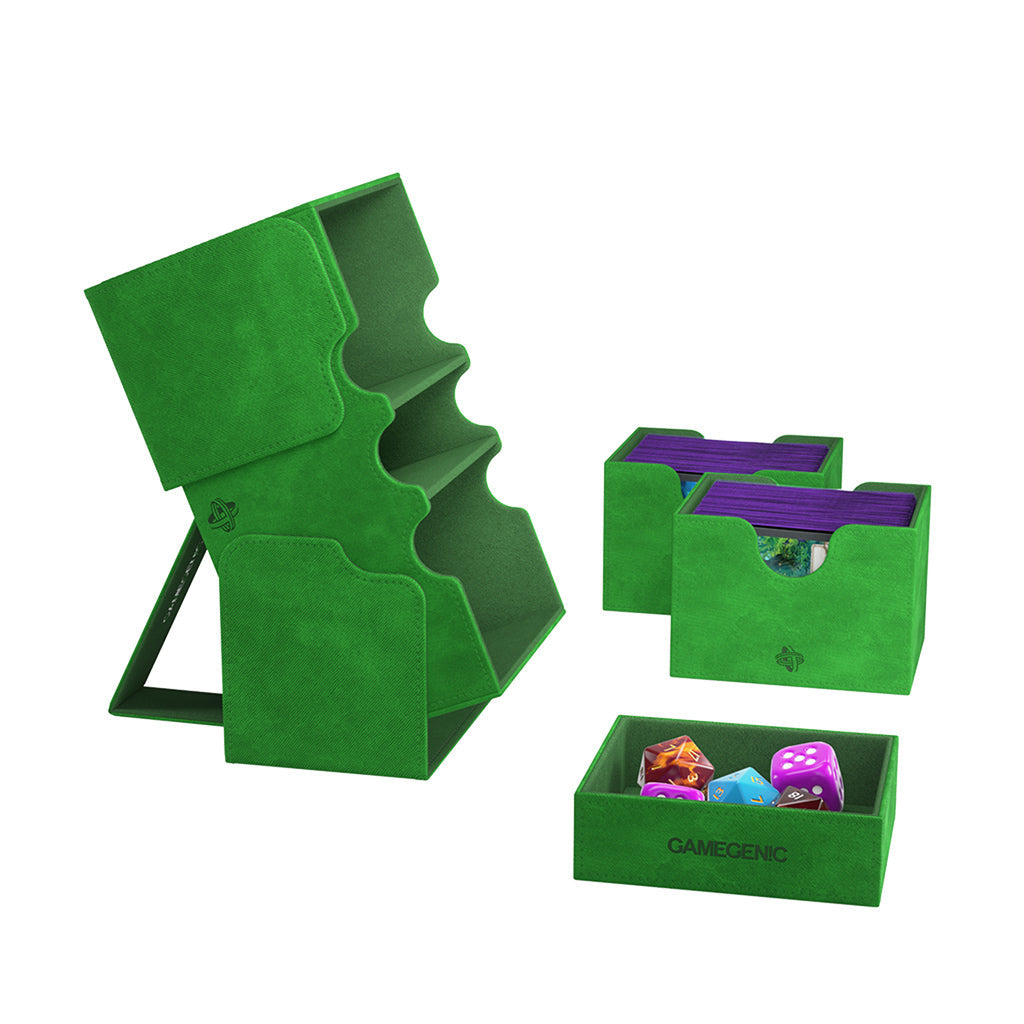 Stronghold 200+ XL Green - Hộp Đựng Bài Deck Box Cao Cấp Gamegenic - Hình ảnh bổ sung 5