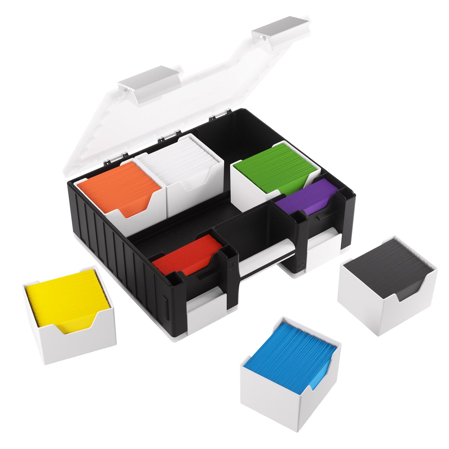 Game Castle Black/White/Clear - Hộp lưu trữ thẻ bài và phụ kiện - Gamegenic