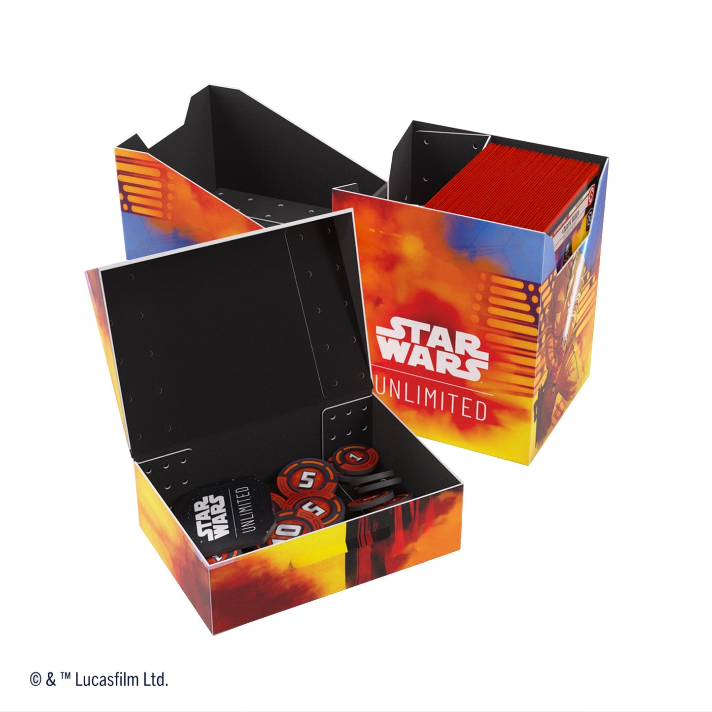 Star Wars: Unlimited Soft Crate - Luke/Vader Hộp Đựng Bài TCG Gamegenic