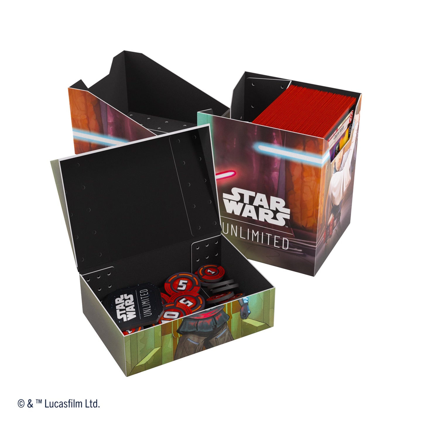 Star Wars: Unlimited Soft Crate Obi-Wan/Darth Maul - Hộp Đựng Bài TCG Cao Cấp Gamegenic