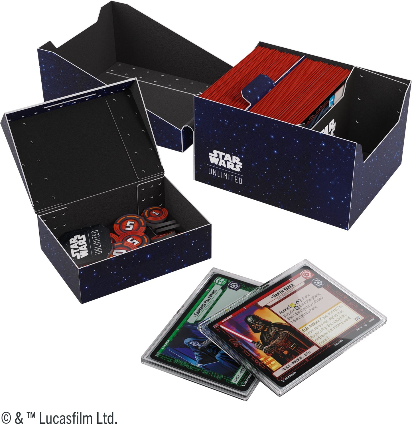 Star Wars™: Unlimited Twin Suns Soft Crate - Card Back Blue | Hộp Đựng Bài Gamegenic