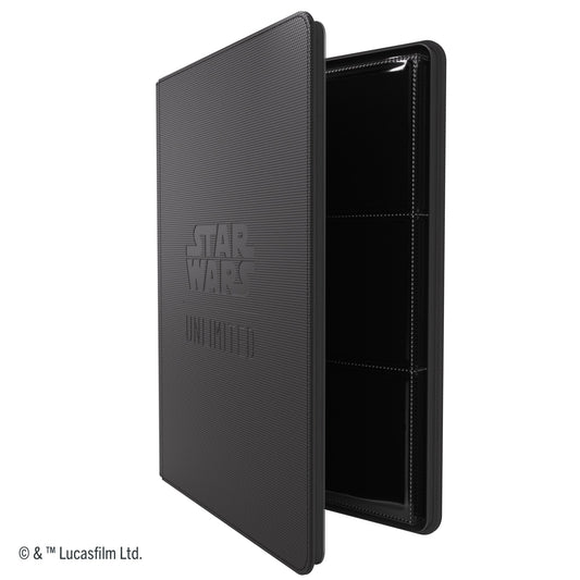 Star Wars: Unlimited Zip-Up Album 18-Pocket Black - Album Đựng Thẻ Bài Cao Cấp Gamegenic
