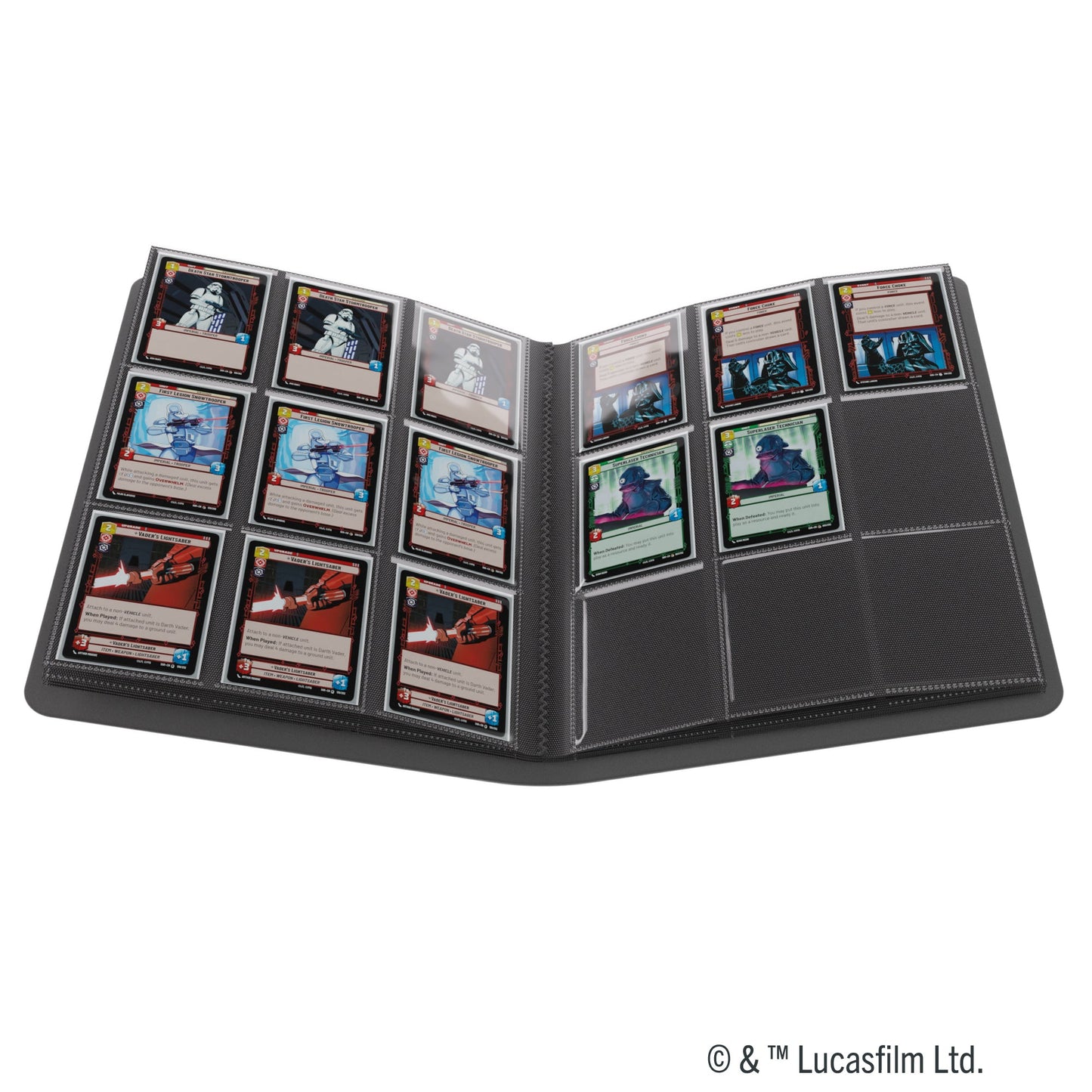Star Wars™: Unlimited Casual Album 18-Pocket - Card Back Blue | Album Đựng Thẻ 18 Ngăn Gamegenic