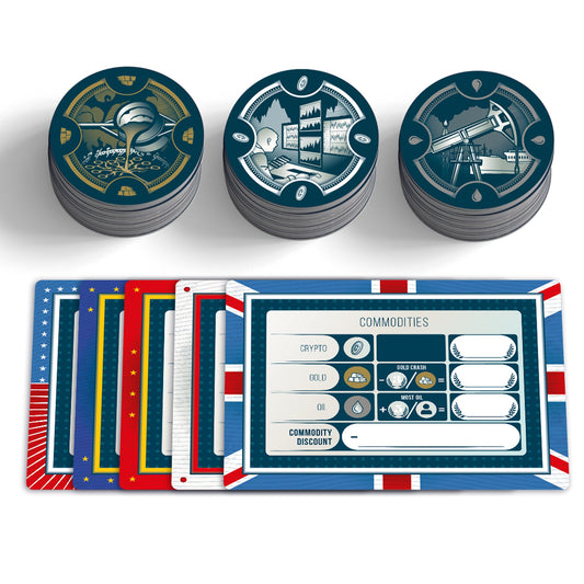 QE: Commodities - Board Game Chiến Thuật Kinh Tế - Allplay