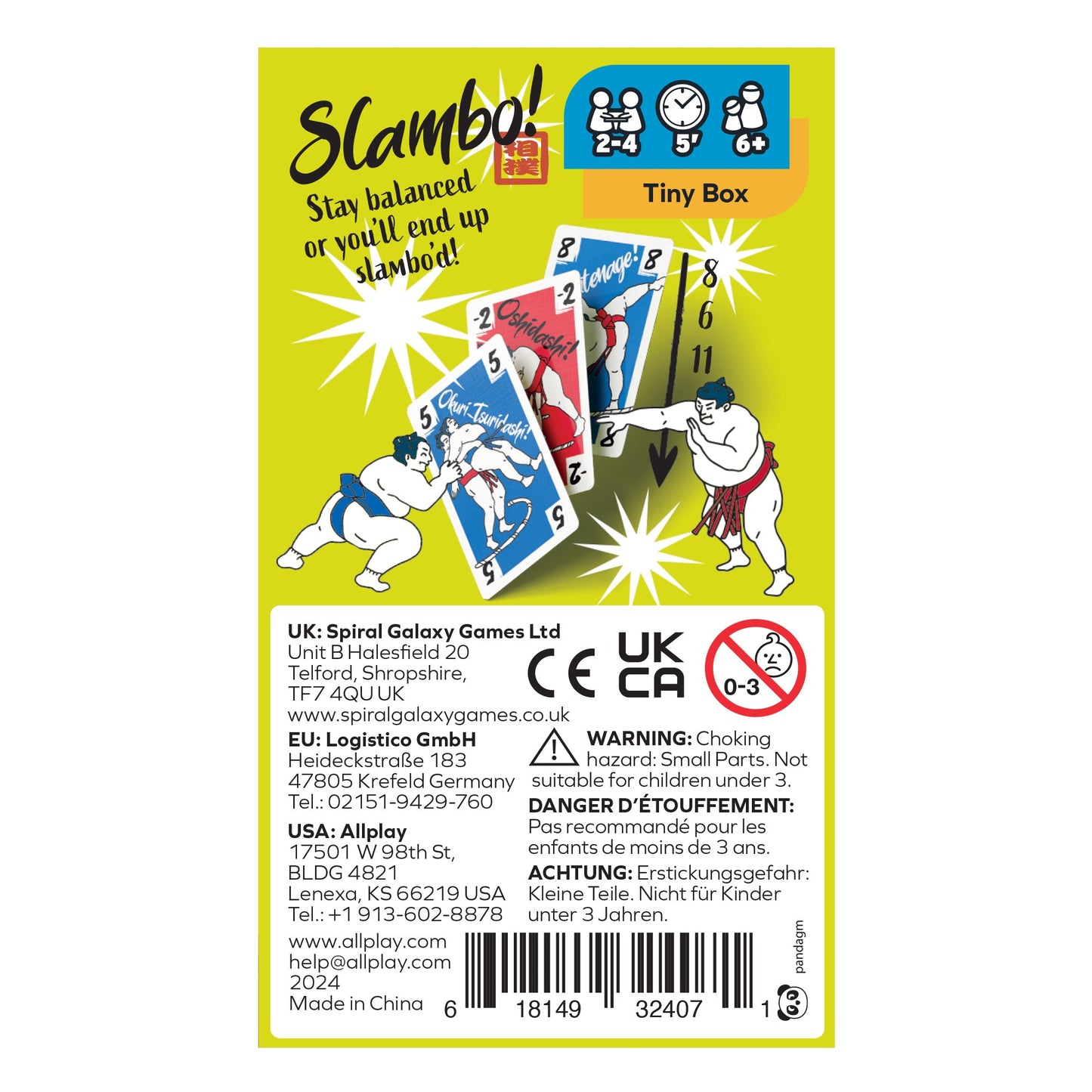 Slambo Card Game - Board Game Thẻ Bài Quản Lý Bài - Allplay