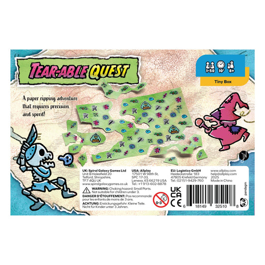 Tearable Quest Board Game - Board Game Party Xé Giấy - Allplay