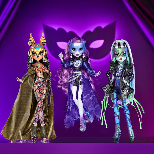 Monster High Midnight Runway Doll Bundle - Bộ 3 Búp Bê Ma Quái Sưu Tầm - Mattel