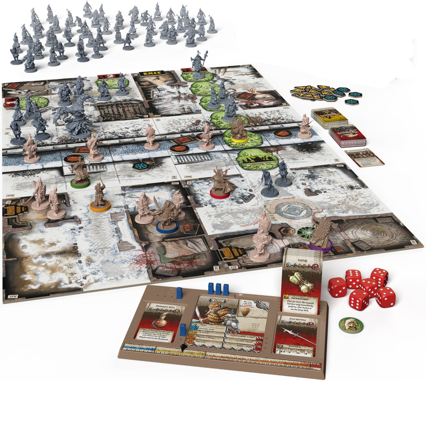 Zombicide White Death Board Game - Trò Chơi Chiến Thuật Sinh Tồn CMON - Góc nhìn khác 3