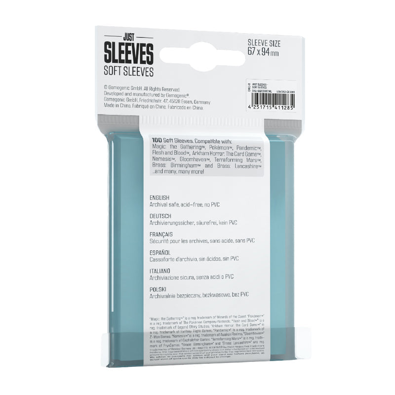 Just Sleeves - Soft Sleeves - Bọc Bài Mềm TCG Tiêu Chuẩn - Gamegenic - Hình ảnh bổ sung 4