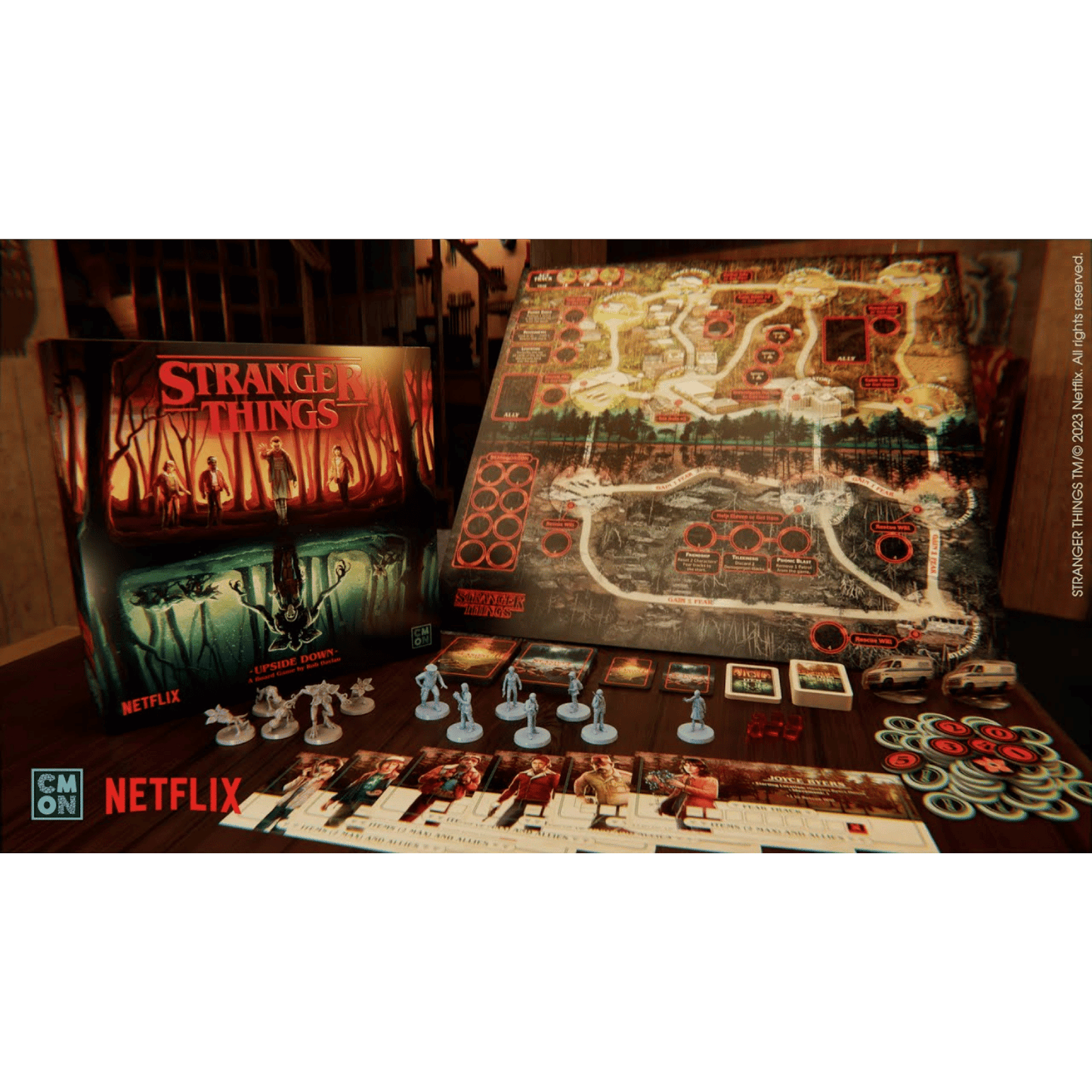 Stranger Things: Upside Down - Board Game Chiến Thuật Hợp Tác - CMON - Hình ảnh bổ sung 8