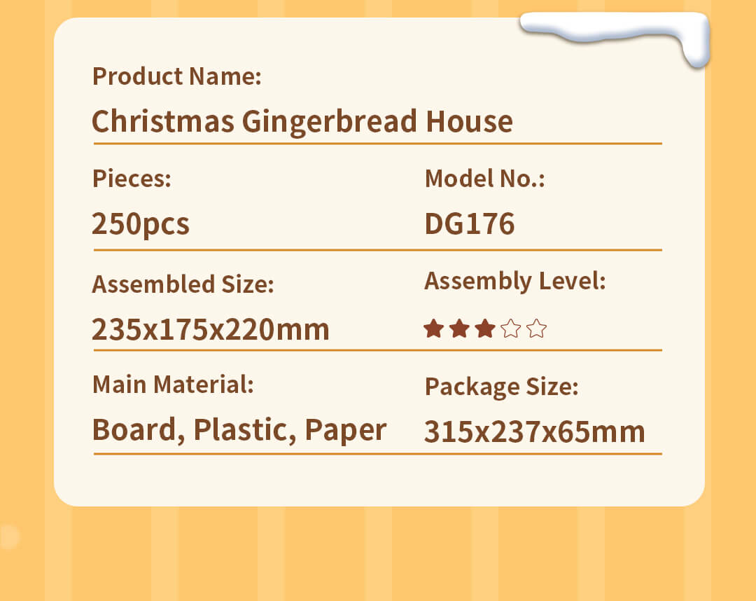 Rolife Gingerbread House DIY Miniature House DG176 - Mô hình nhà gỗ DIY Tiệm bánh gừng - Robotime