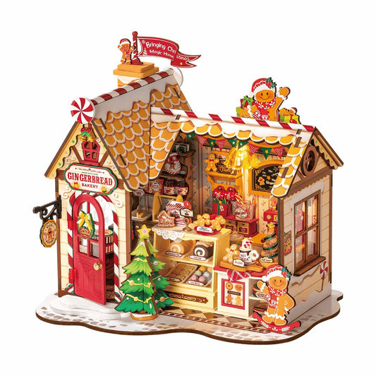 Mô hình lắp ráp nhà gỗ Rolife Gingerbread House DG176