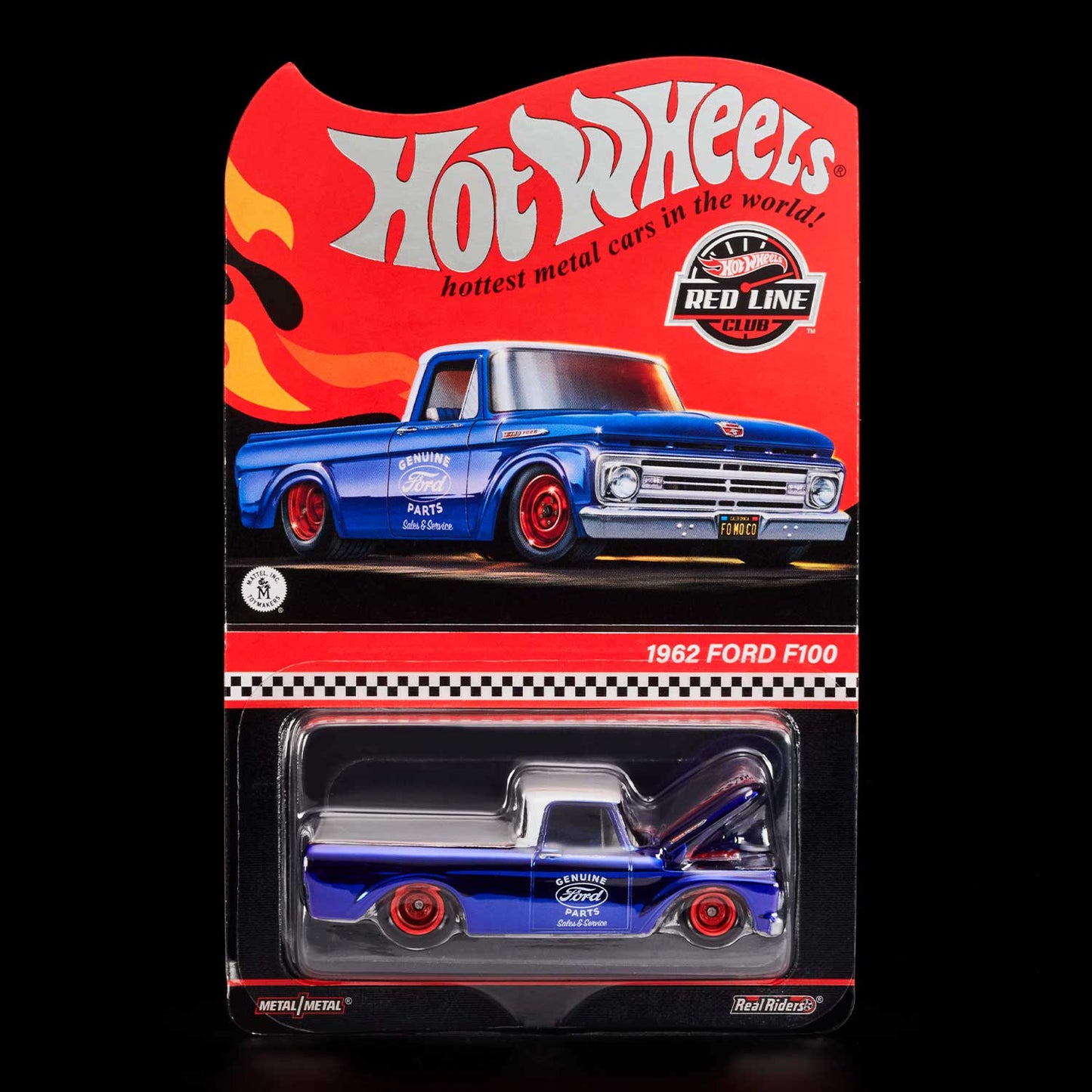 RLC Exclusive 1962 Ford F100 Mô Hình Xe Bán Tải Hot Wheels Red Line Club Mattel - ảnh 2 - Mô hình xe