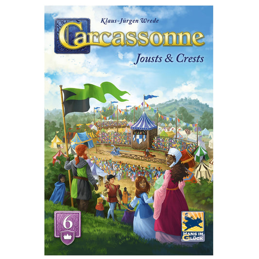 Carcassonne Exp 6 (V3.1): Jousts & Crests - Bản mở rộng Board Game - Hans im Glück