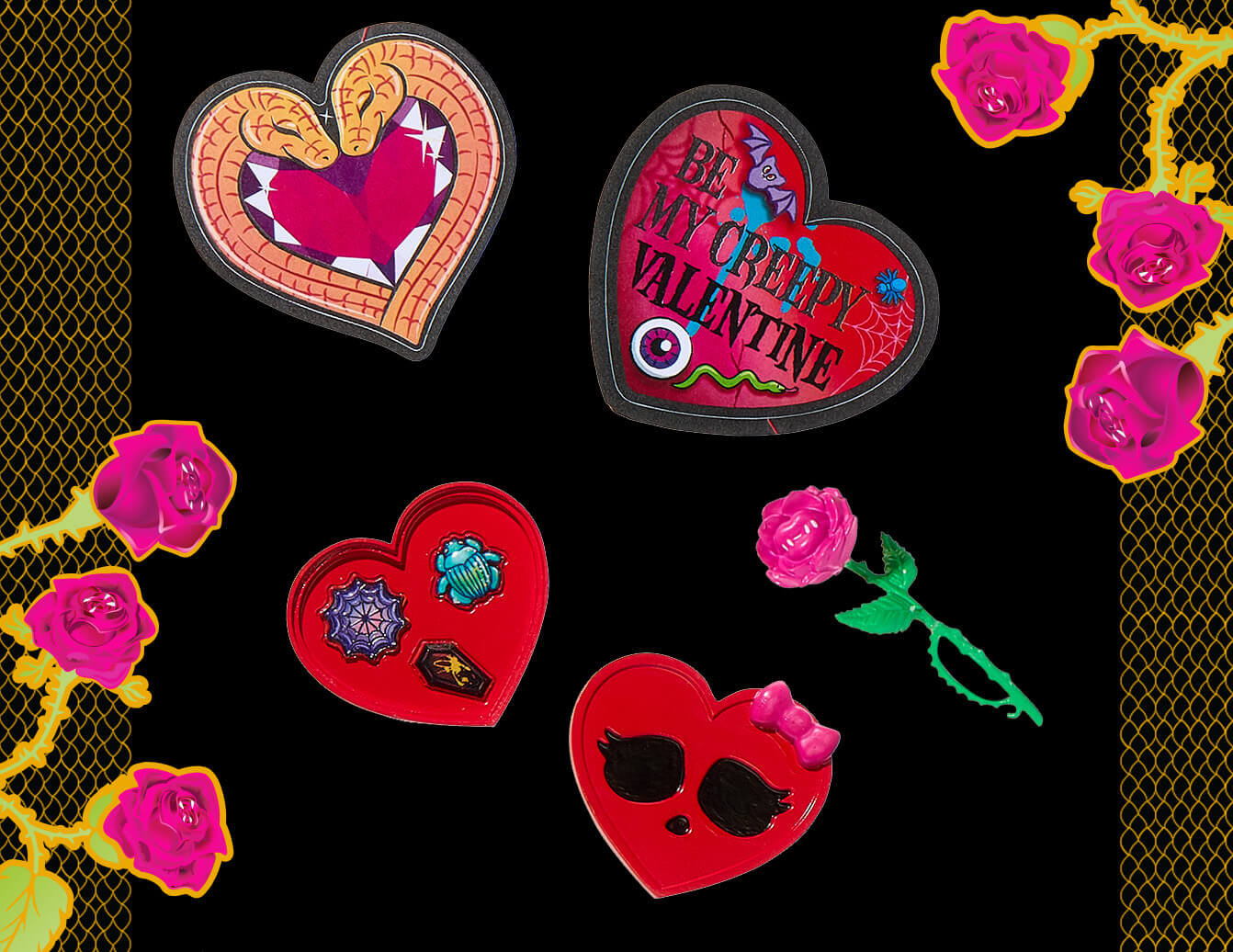 Monster High Cleo and Deuce Howliday Love Edition 2 Pack - Bộ 2 Búp Bê Sưu Tầm Phiên Bản Lễ Tình Nhân Mattel