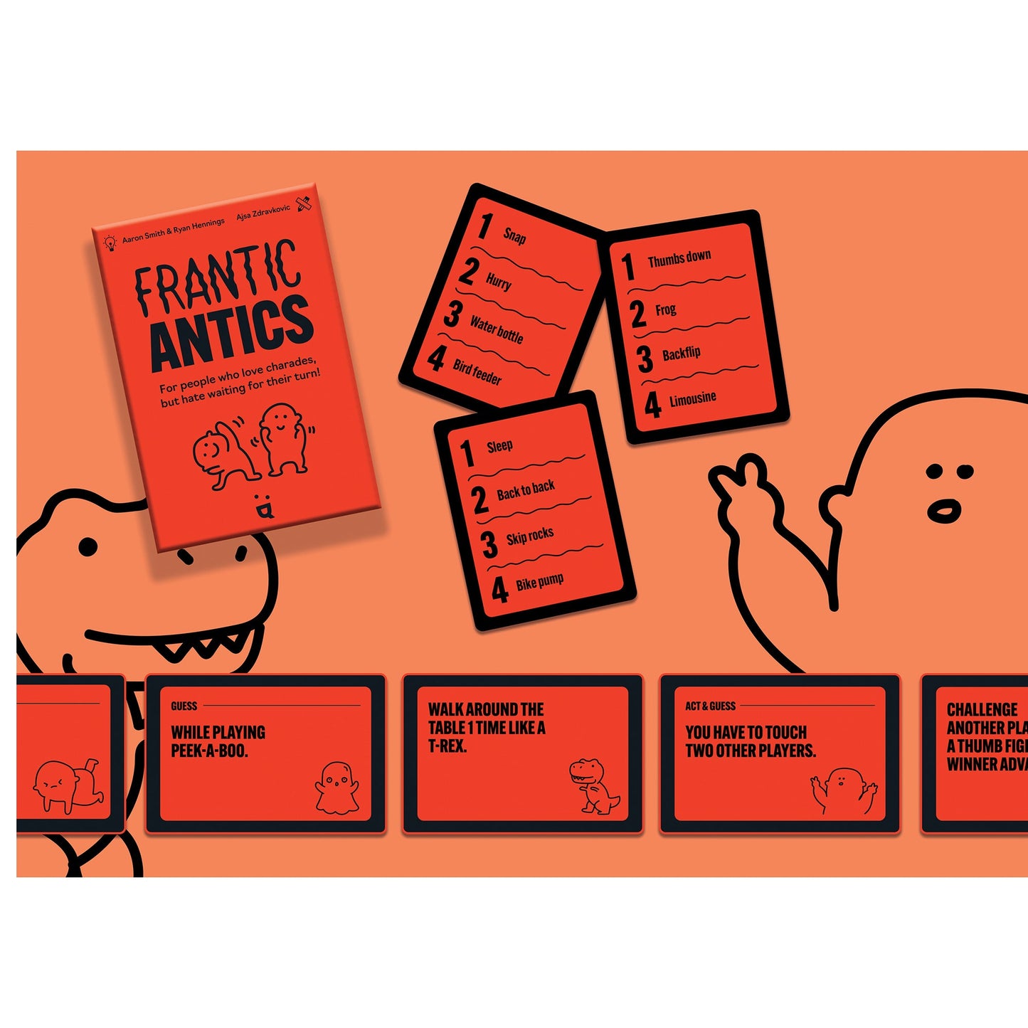 Frantic Antics Party Game - Board Game Tiệc Tùng Kịch Câm - Helvetiq