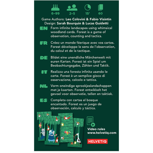 Forest Card Game - Trò chơi thẻ bài luyện tập quan sát và tính toán - Helvetiq