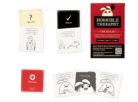 Horrible Therapist (Base Edition) - Trò chơi thẻ bài hài hước người lớn - Exploding Kittens